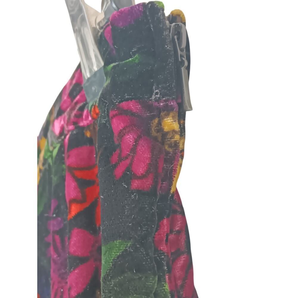 Urban Outfitters Palazzo Floral print Black Boho Flared leg High Rise Waist SZ 2 - Picture 9 of 14